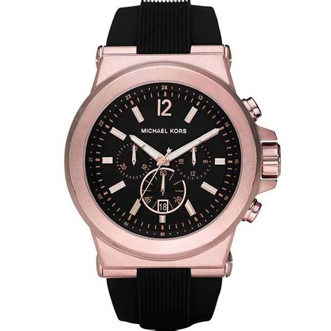 michael kors dylan watch rose gold mens|rose gold mk watch men.